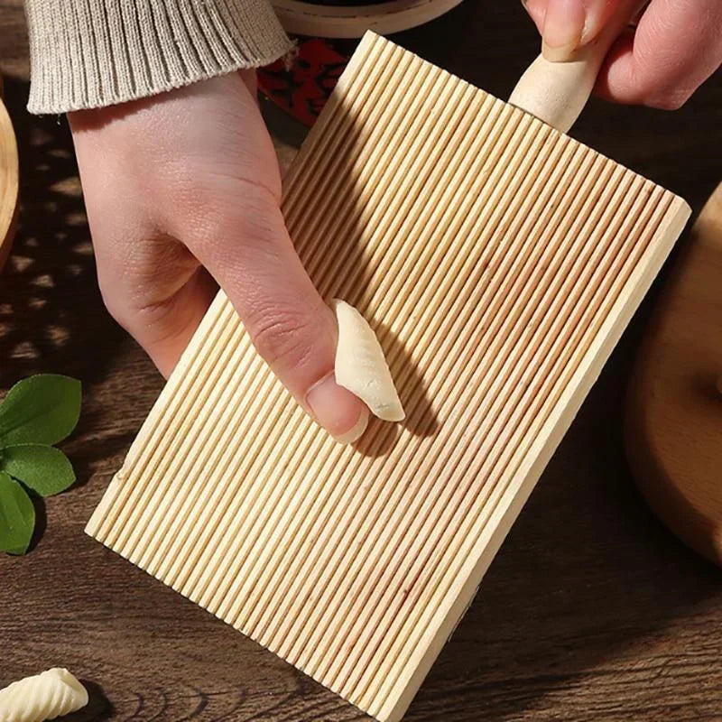Wooden Garganelli Board – Gnocchi & Pasta Making Tool Pasta Making Board Axl