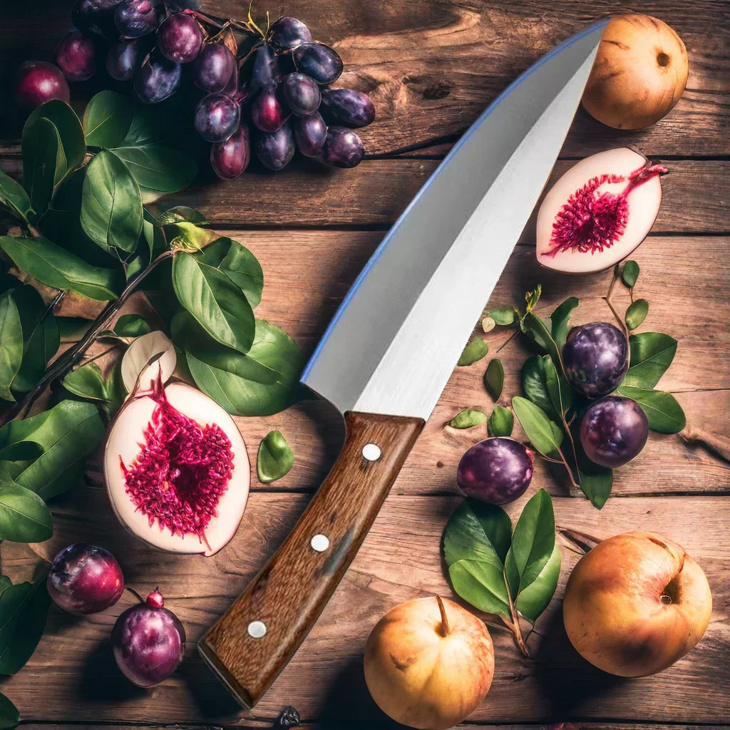 Heavy-Duty Boning Knife – Sharp Blade & Wooden Handle Boning Knife Axl