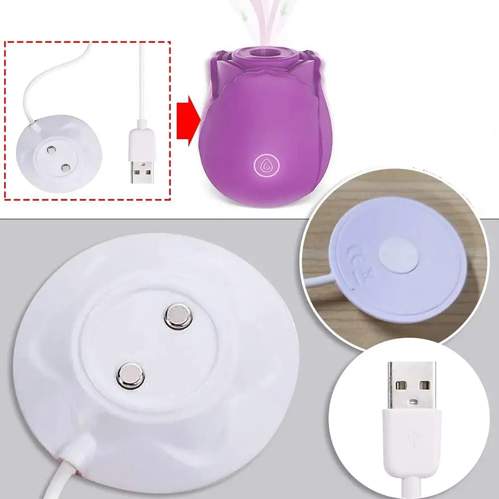 USB Magnetic Dock Charging Cable for Rose Massager Device USB Charging Cable Axl