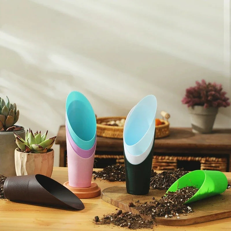 Mini Plastic Shovel & Bucket – Bonsai Succulent Garden Tool Mini Garden Tool Axl