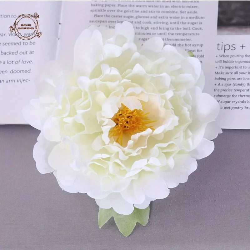 10 Artificial Peony Flower Heads – Wedding & Home Decor Artificial Flower Decor Axl