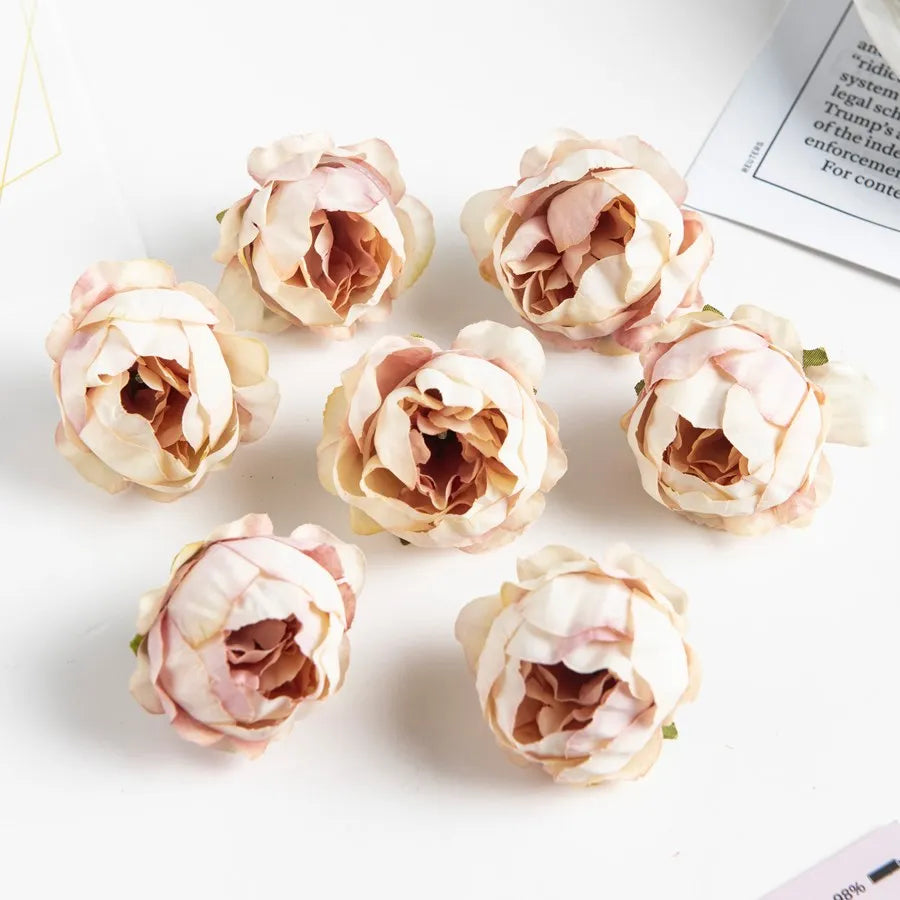 Pink Silk Peony Buds 10/50 Pcs – Artificial Flowers for Crafts Artificial Silk Flowers Axl color 1 50 pieces