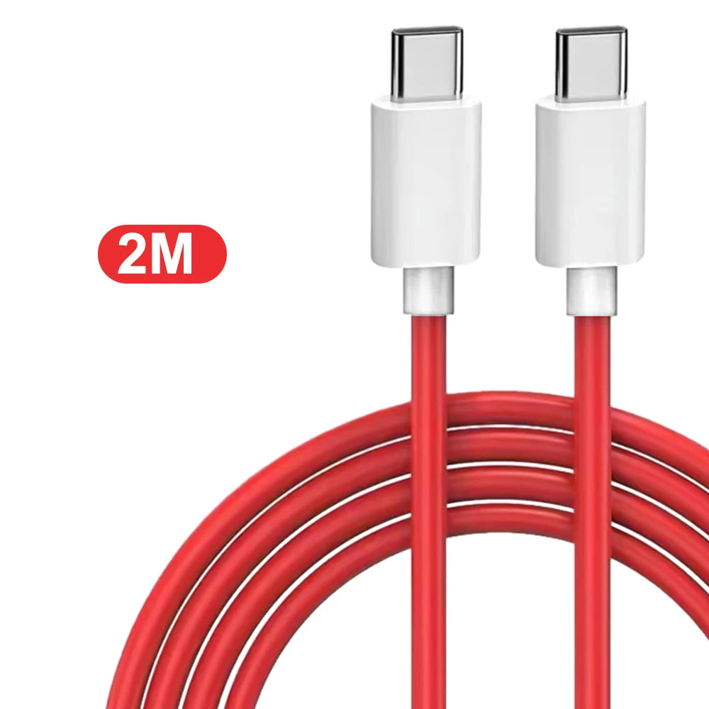 150W USB-C Fast Charging Cable for OnePlus 13, Nord CE – 1.2M USB-C Charging Cable Axl 2M