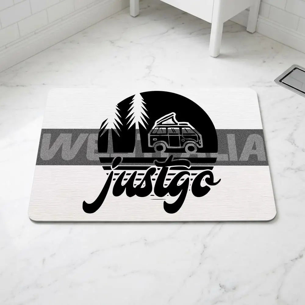 Diatomite Bath Mat – Quick Dry, Absorbent & Anti-Slip Diatomite Bath Mat Axl