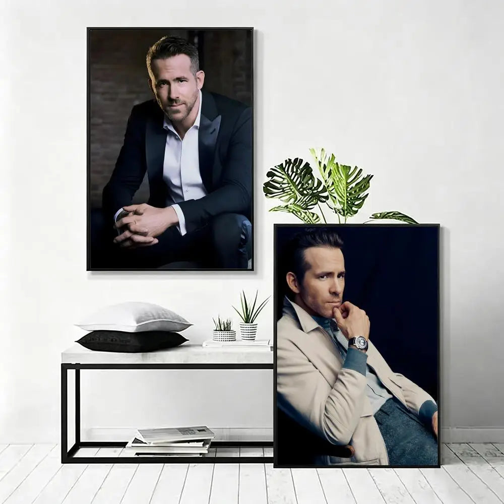 Ryan Reynolds HD Art Poster – Waterproof Sticky Wall Decor Wall Art Poster Axl