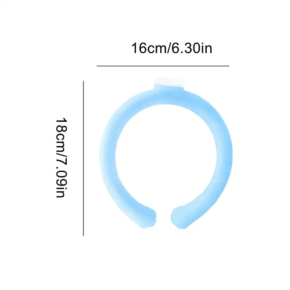 Neck Cooling Ring – Reusable Gel Ice Pack for Hot Weather Neck Cooling Ring Axl Blue