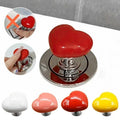 Heart-Shaped Toilet Flush Buttons with Nail Protectors – 5 Pack Toilet Button Cover Axl Default Title
