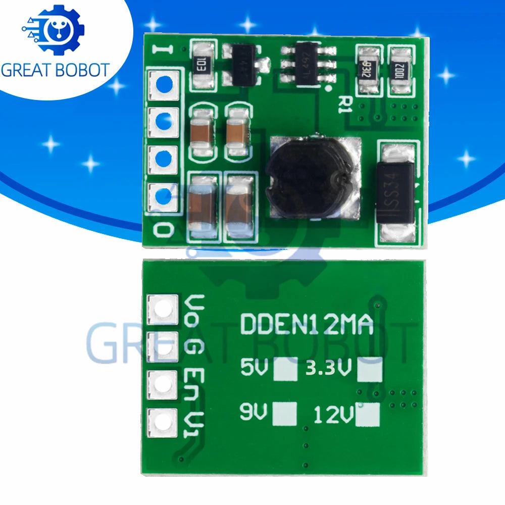 DC-DC Step-Up Boost Converter Module 3V–5V to 5V 9V 12V Boost Converter Module Axl