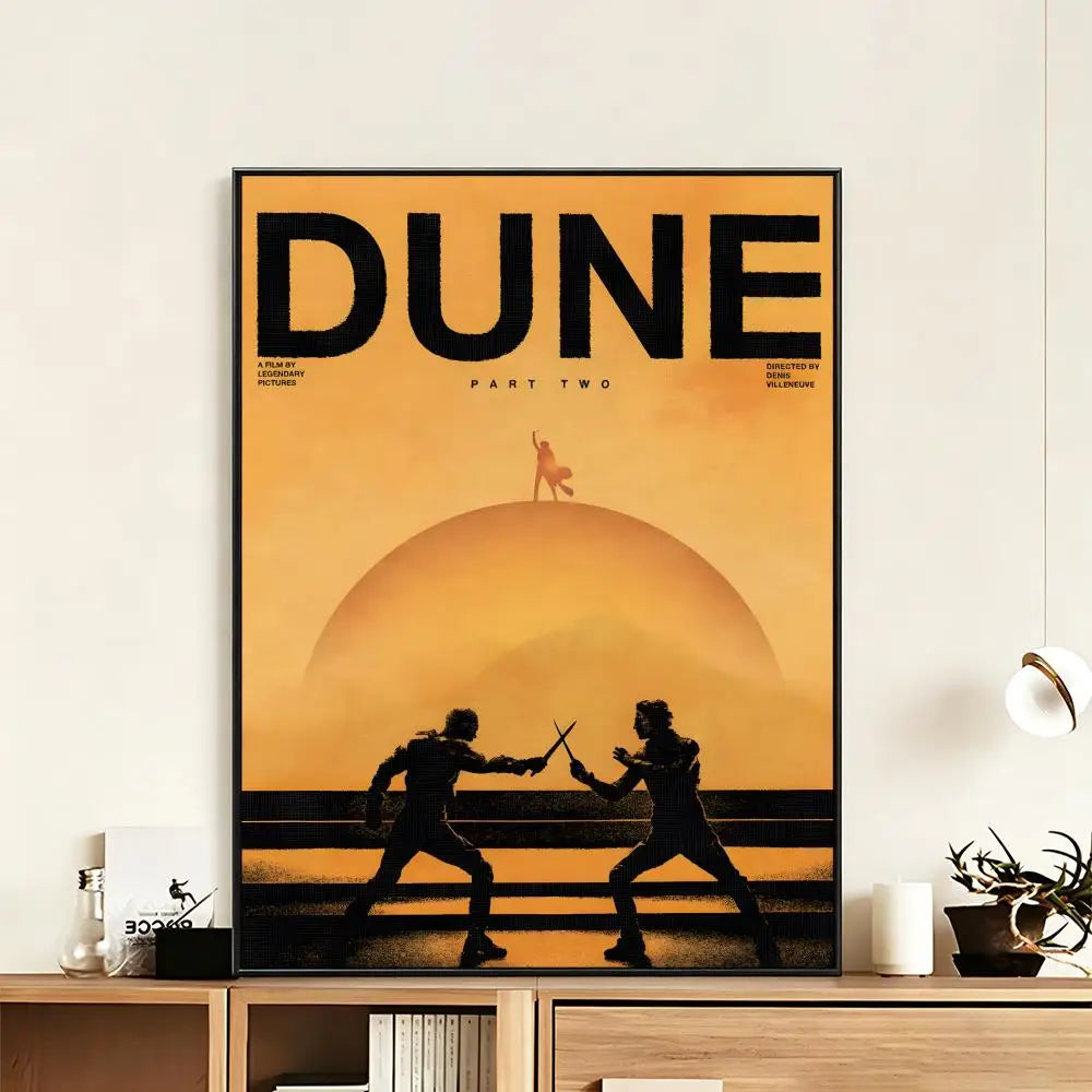 Dune Movie Poster – HD Waterproof Wall Art Print Movie Wall Poster Axl