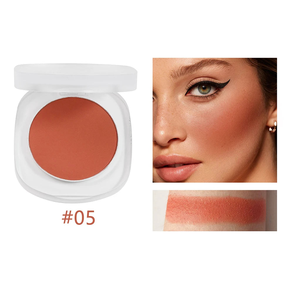 Matte Vegan Blush Powder – Natural Nude Private Label Blusher Blush Powder Axl 05 10pcs with logo