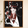 V-Vox Akuma Vtuber Waterproof PVC Peel-and-Stick Wall Poster Wall Poster Axl White09 60X90cmNoframe