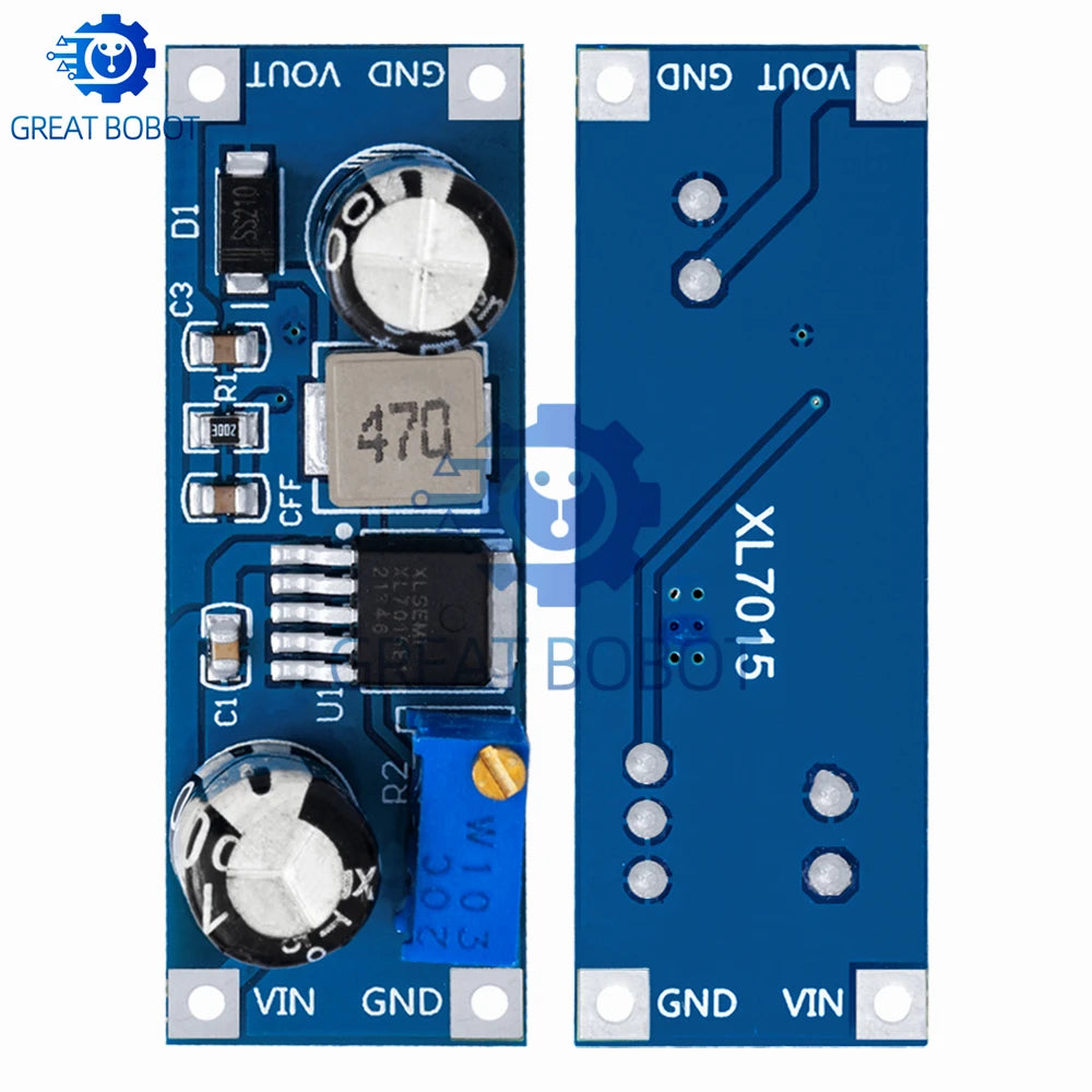 XL7015 DC-DC Step-Down Module 5V–80V | LM2596 Buck Converter Buck Converter Module Axl
