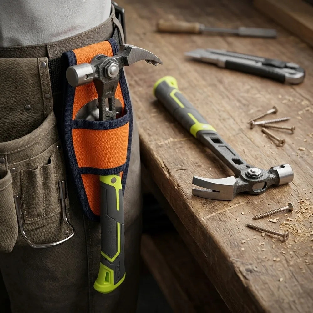 Adjustable Claw Hammer – Magnetic Nail Holder & Anti-Slip Grip Claw Hammer Axl