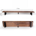 M20 Walnut Solid Wood Monitor Stand & Desktop Storage Rack Monitor Stand Rack Axl 115CM