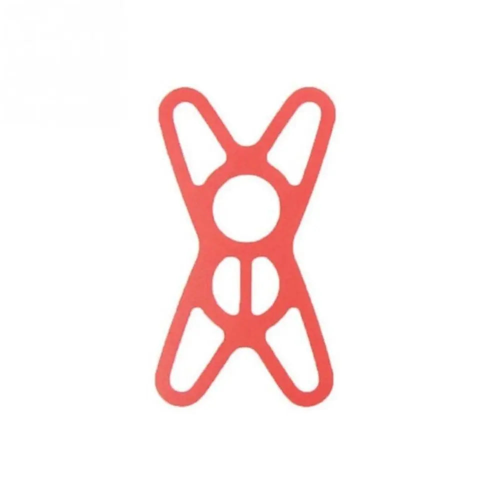Silicone Bike & Motorcycle Handlebar Phone Mount Holder Handlebar Phone Mount Axl red