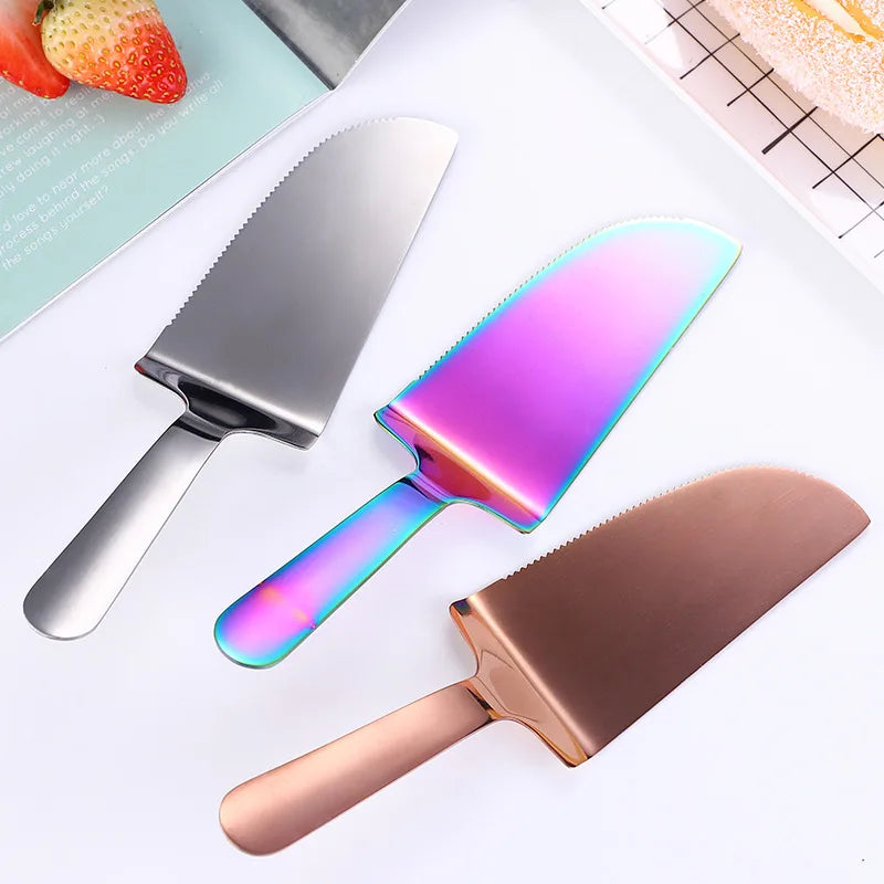 Stainless Steel Cake Server Shovel – Pie, Pizza & Cheese Knife Cake Server Knife Axl