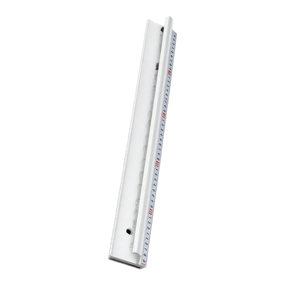 50cm Aluminum Protective Straight Ruler – Non-Slip Measuring Tool Aluminum Measuring Ruler Axl