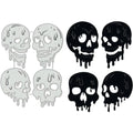 Melting Skull Cutting Dies – Embossing Stencils for Scrapbooking Craft Cutting Dies Axl AECH04-18677
