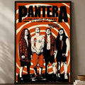 Pantera Band Self-Stick HD PVC Wall Poster – Waterproof Decor Wall Art Poster Axl White11 15X20cmNoframe