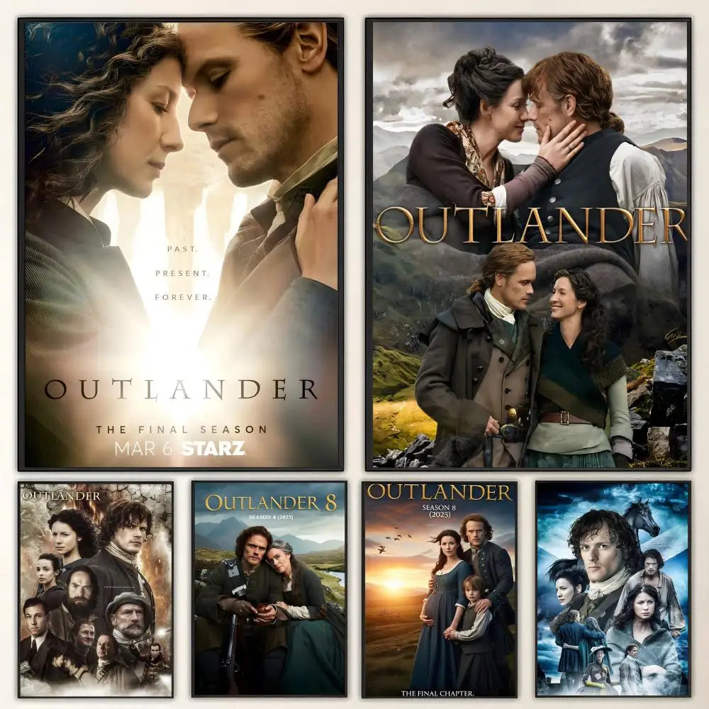 Outlander TV Show Poster – HD Waterproof Sticky Wall Art Wall Art Poster Axl