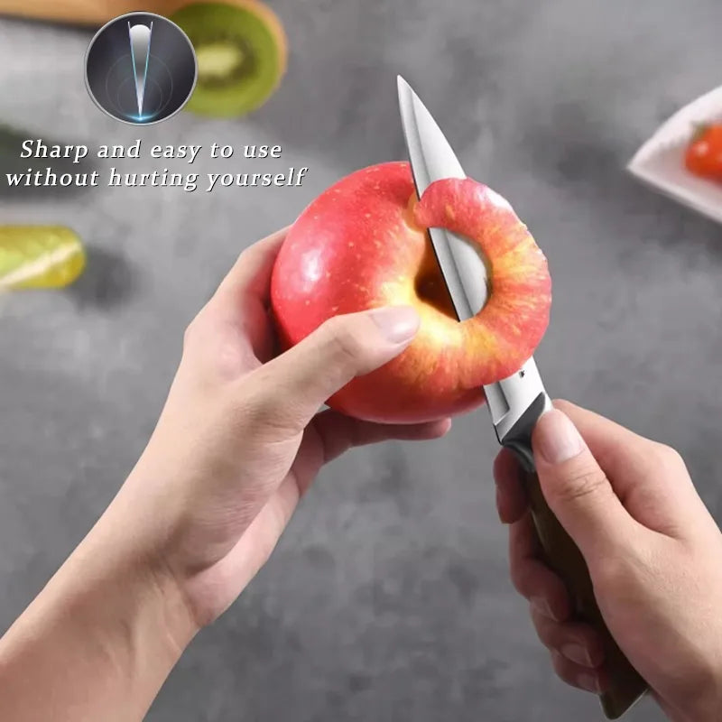 Stainless Steel Fruit & Vegetable Knife Set | Sharp Kitchen Knives Kitchen Knife Set Axl