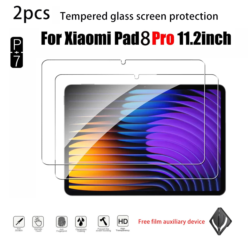2-Pack HD Tempered Glass Screen Protector for Xiaomi Pad Tablet Screen Protector Axl xiaomi pad8pro 11.2