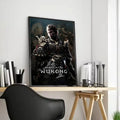 Black Myth Wukong Canvas Wall Art – Unframed Poster Print Canvas Wall Art Axl Black2 15X20cmFrameless