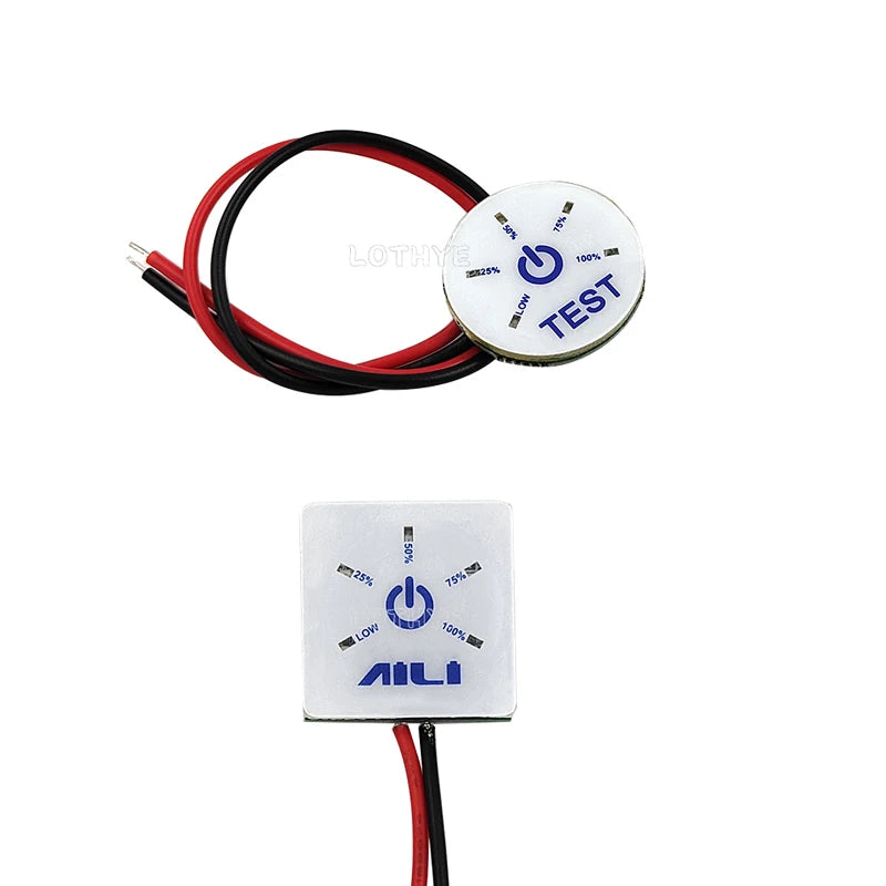 5-Pack Lithium Battery Indicator 1S 2S 3S LED Voltage Display Battery Indicator Module Axl