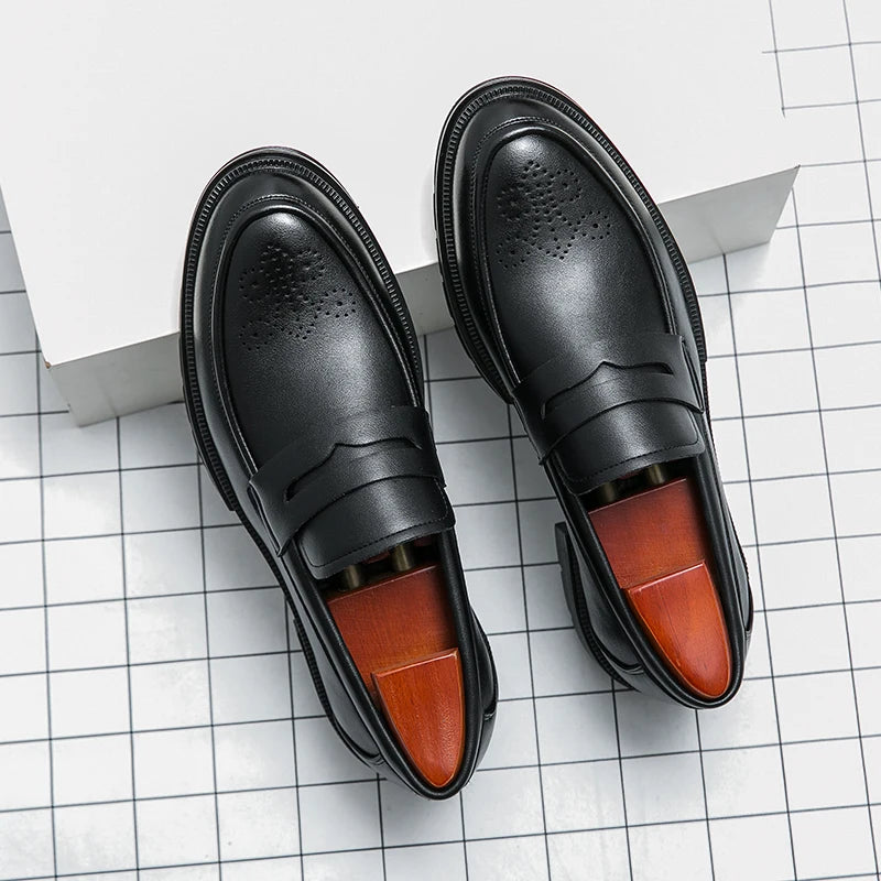 Men's Slip-On Dress Shoes – Business, Wedding & Formal Style Men's Dress Shoes Axl