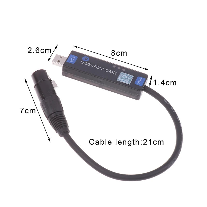 Bluetooth DMX Controller – Wireless Stage Light USB Tool for Android DMX Controller Axl