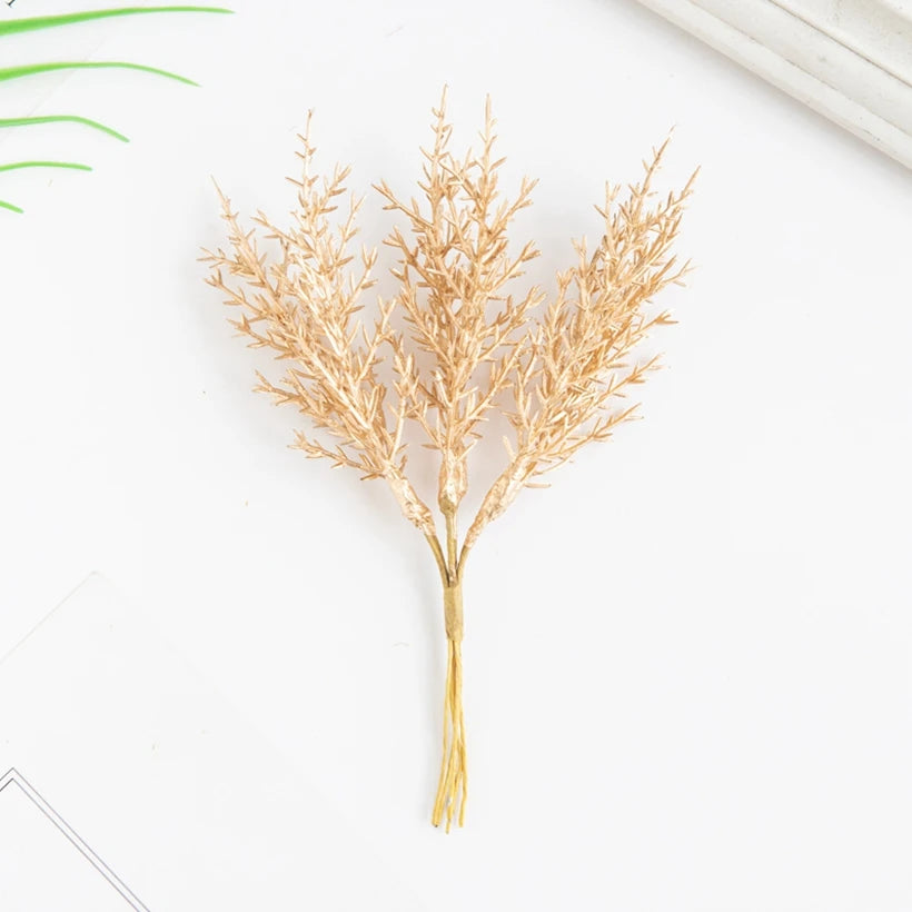 Gold & Silver Artificial Branches – Wedding & Home Décor Artificial Decorative Branches Axl Gold 3pcs