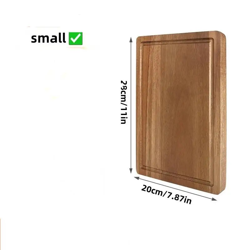 Wooden Cutting Board – Beech & Walnut Butcher Block Kitchen Wooden Cutting Board Axl Random wood grain A