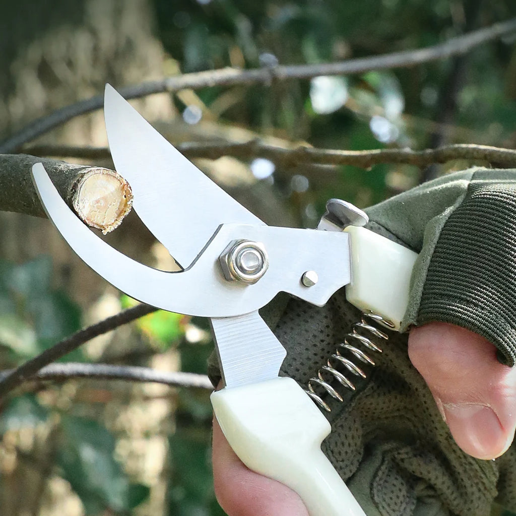 Stainless Steel Anvil Garden Pruner – Hand Pruning Shears Garden Pruning Shears Axl