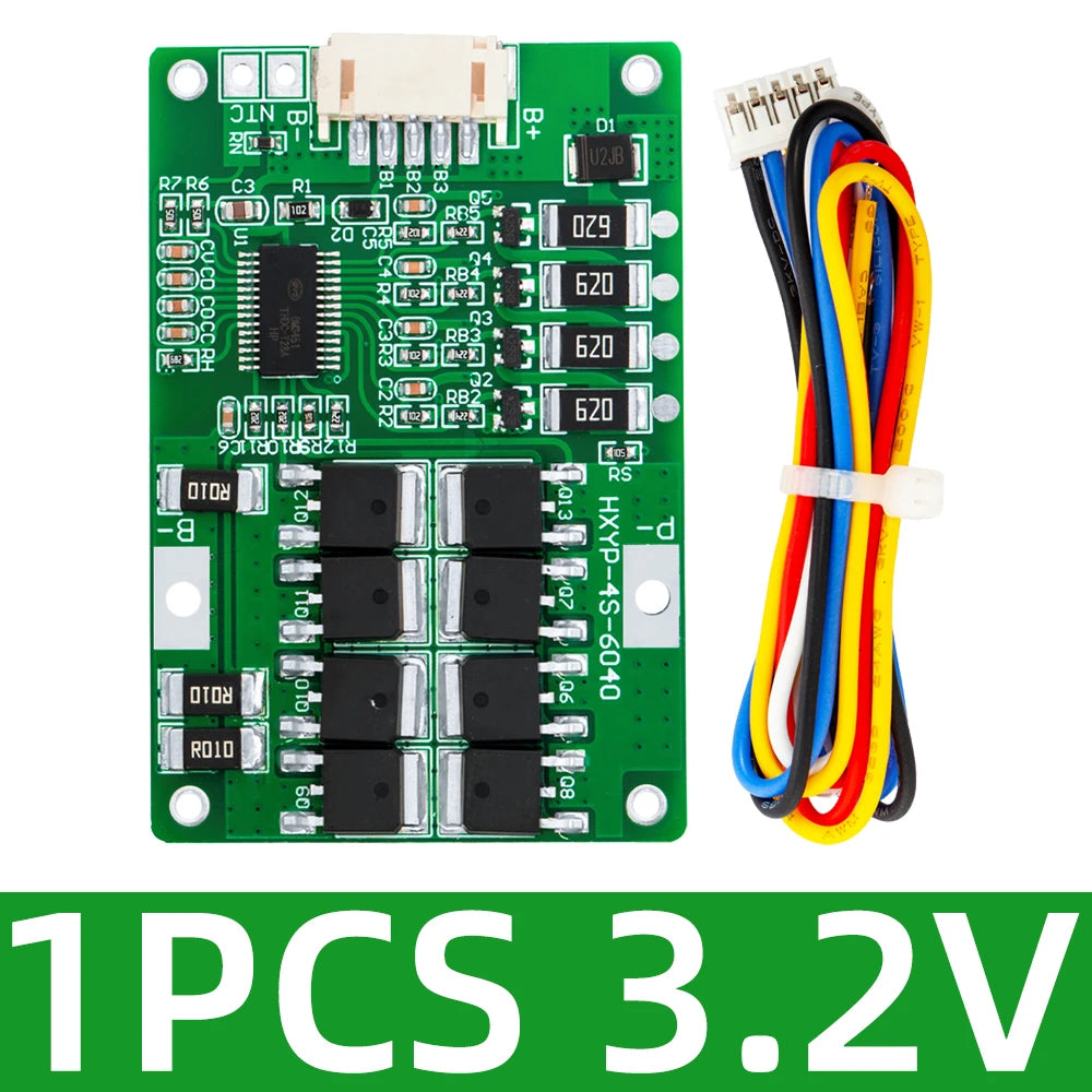 4S 20A LiFePO4 BMS 12.8V 14.4V Battery Management System Battery Management System Axl 3.2V LiFePO4 1PCS