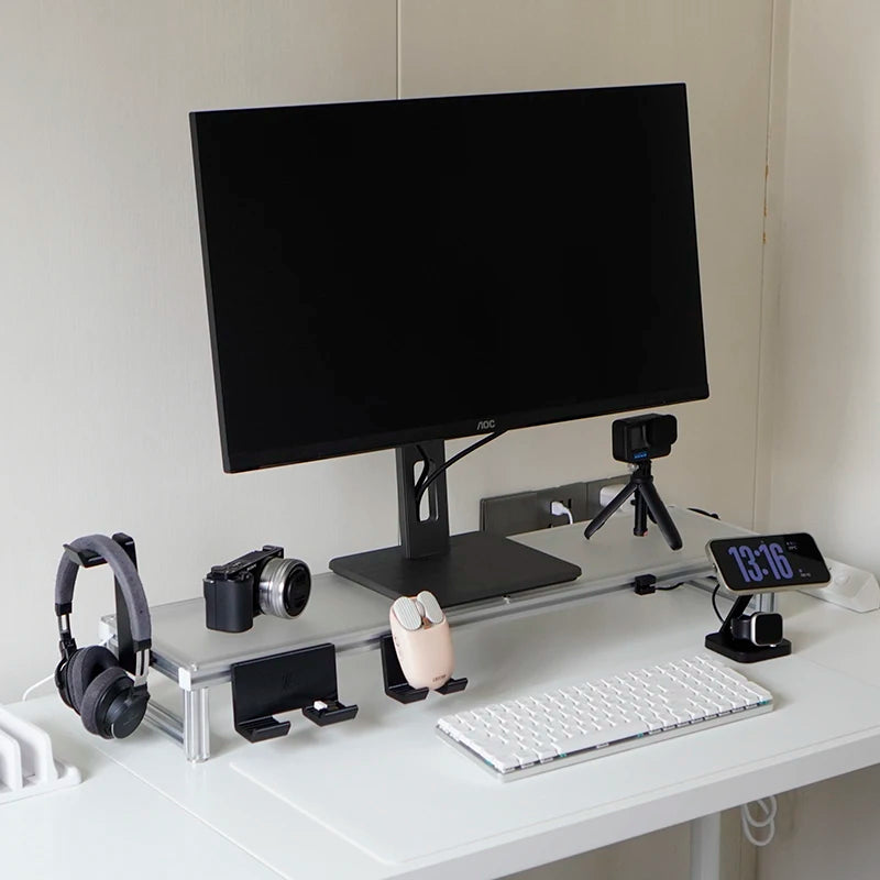 Modular Monitor Stand Height Riser & Desktop Bracket Expansion Monitor Stand Riser Axl