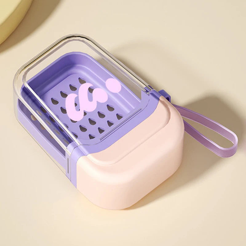 Portable Waterproof Soap Box – Travel Soap Case with Drain Travel Soap Case Axl A