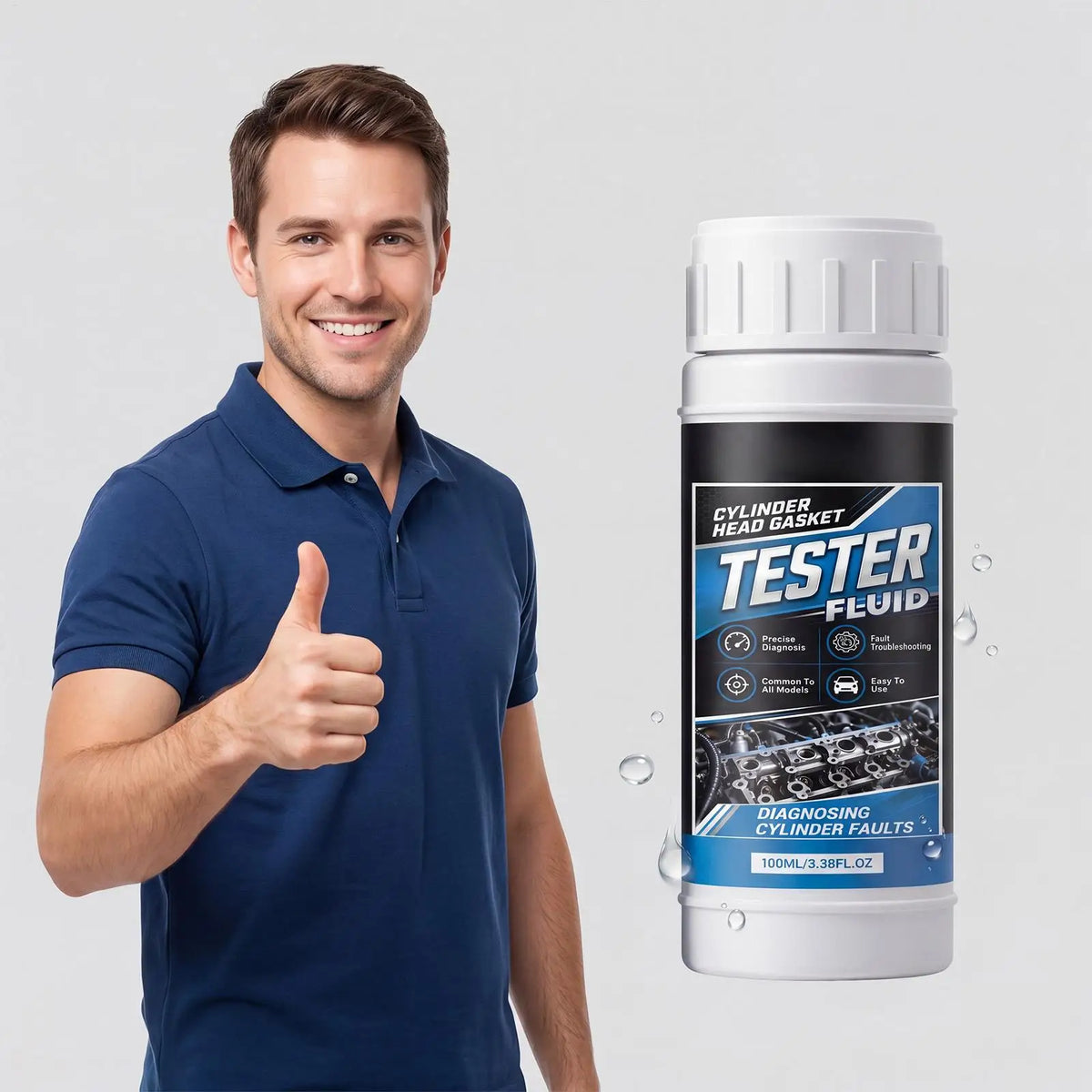 100ml Combustion Leak Detector Fluid | Head Gasket Test Leak Detector Fluid Axl