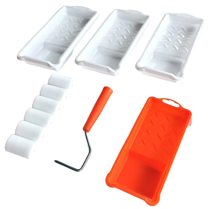 2-Inch Foam Paint Roller Kit with Tray & Liners | Wall & Craft Paint Roller Kit Axl