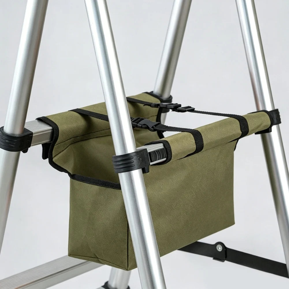Canvas Ladder Tool Bag – Large Capacity A-Frame Organizer Ladder Tool Bag Axl