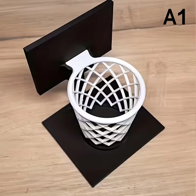 Basketball Hoop Pen Holder Desktop Organizer | Fun Desk Decor Desktop Pen Holder Axl A1