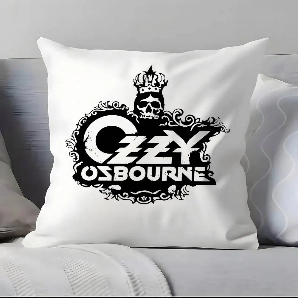Ozzy Osbourne Pillowcase – Soft Polyester Hidden Zipper Cover Graphic Pillowcase Axl z6 45X45cm