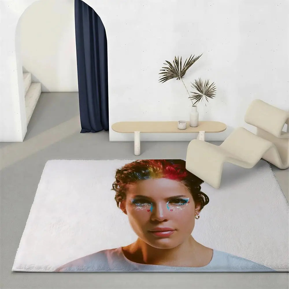 Eco-Friendly Flannel Floor Mat – Non-Slip Soft Indoor Rug Indoor Floor Mat Axl White1 60x90cm