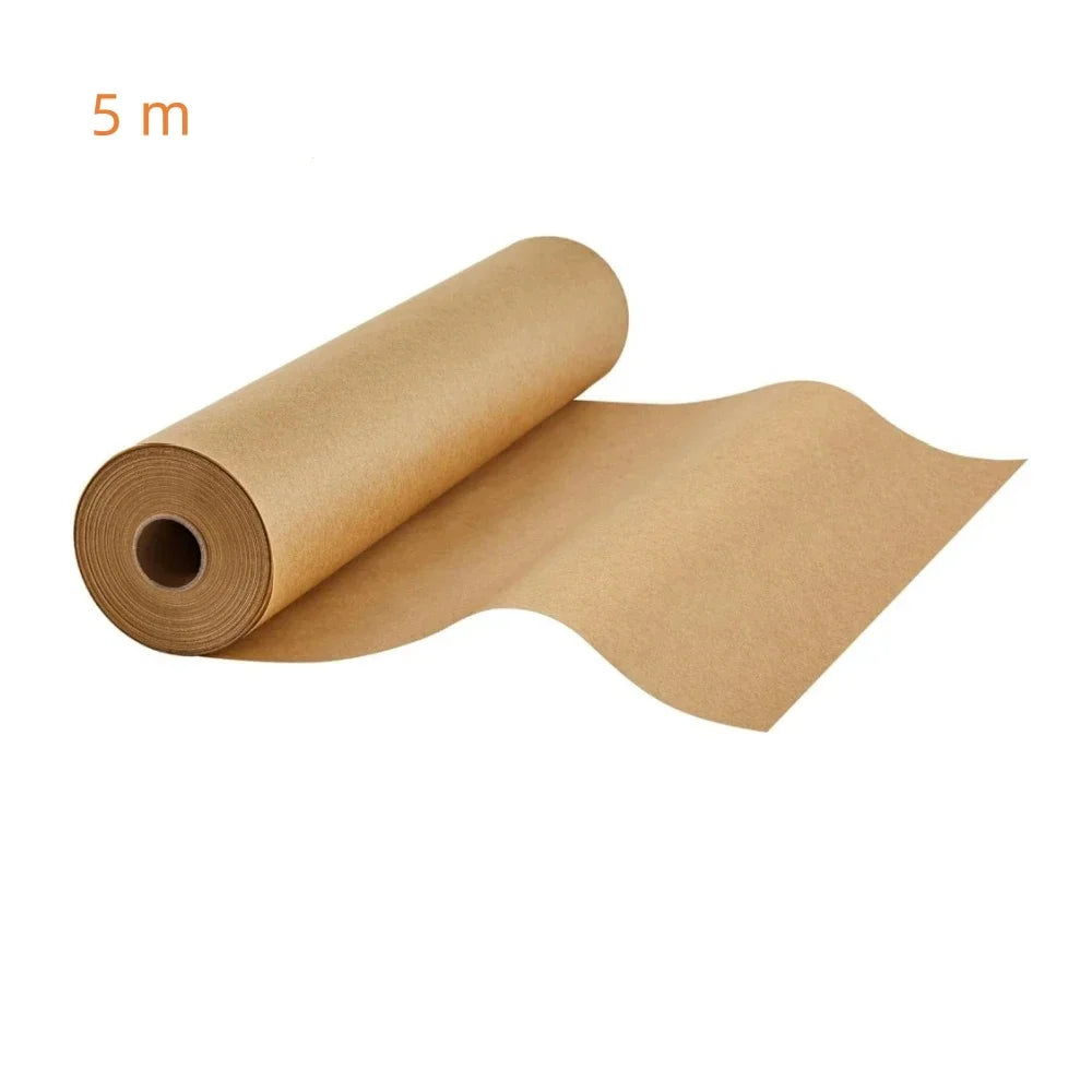 Non-Stick Parchment Paper Roll – Precut Baking Sheets Baking Parchment Paper Axl brown 5m