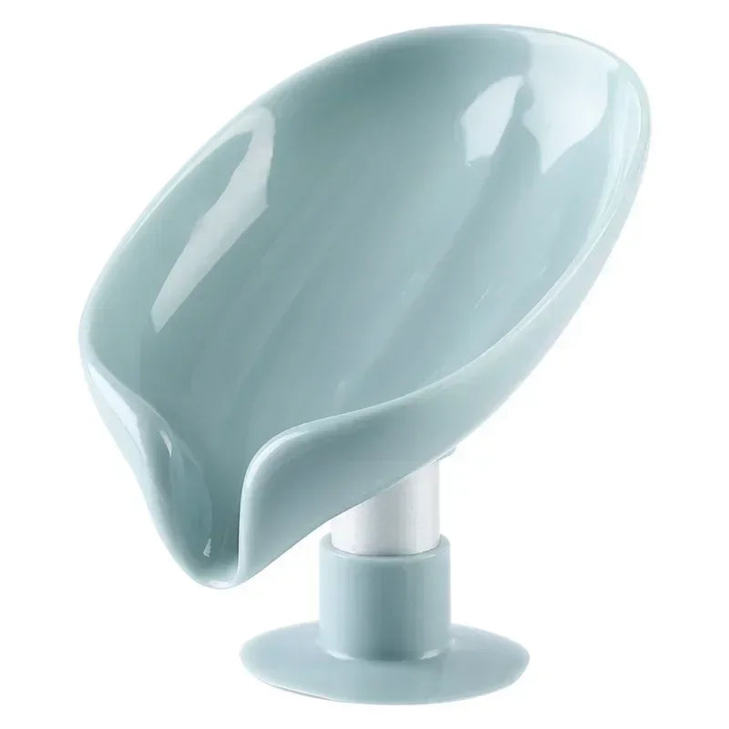 Lotus Leaf Soap Dish – Suction Bathroom & Kitchen Soap Holder Soap Dish Axl green