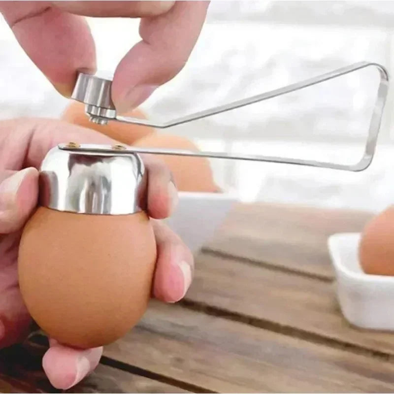 Stainless Steel Egg Topper Cutter – Clean Shell Opener Tool Egg Topper Cutter Axl
