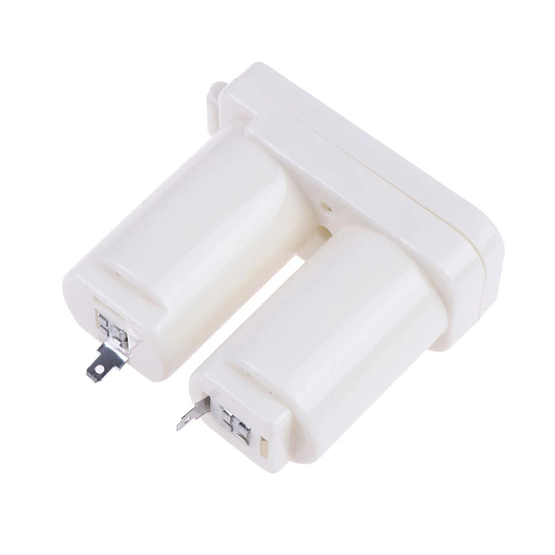 Double Compartment Battery Box for Gas Water Heater – White Battery Case Axl 3pcs