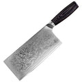 InLeung Damascus Steel Meat Cleaver – Handmade Chef Knife Damascus Chef Knife Axl 8 inch cleaver knife