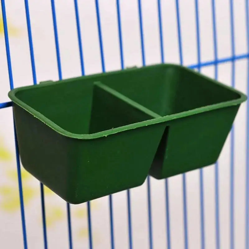 2-in-1 Dual Bird Feeder Bowl for Parrot & Pigeon – 2 PCS Bird Feeder Bowl Axl