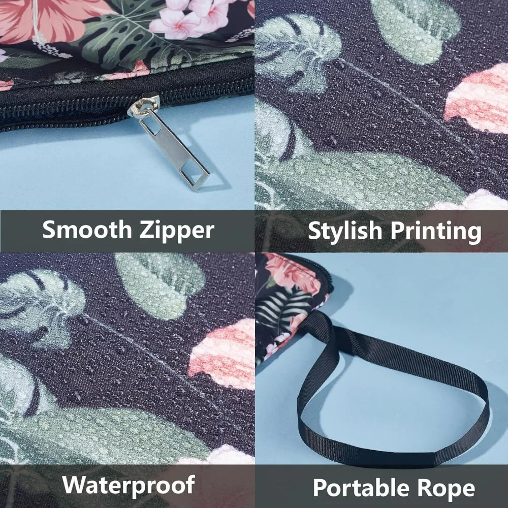 Vintage Floral Book Sleeve – Washable Fabric Cover & Zipper Fabric Book Sleeve Axl