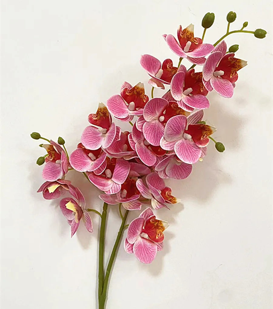 Real Touch Artificial Orchid – 21-Head Mini Phalaenopsis Branch Artificial Flower Branch Axl 03